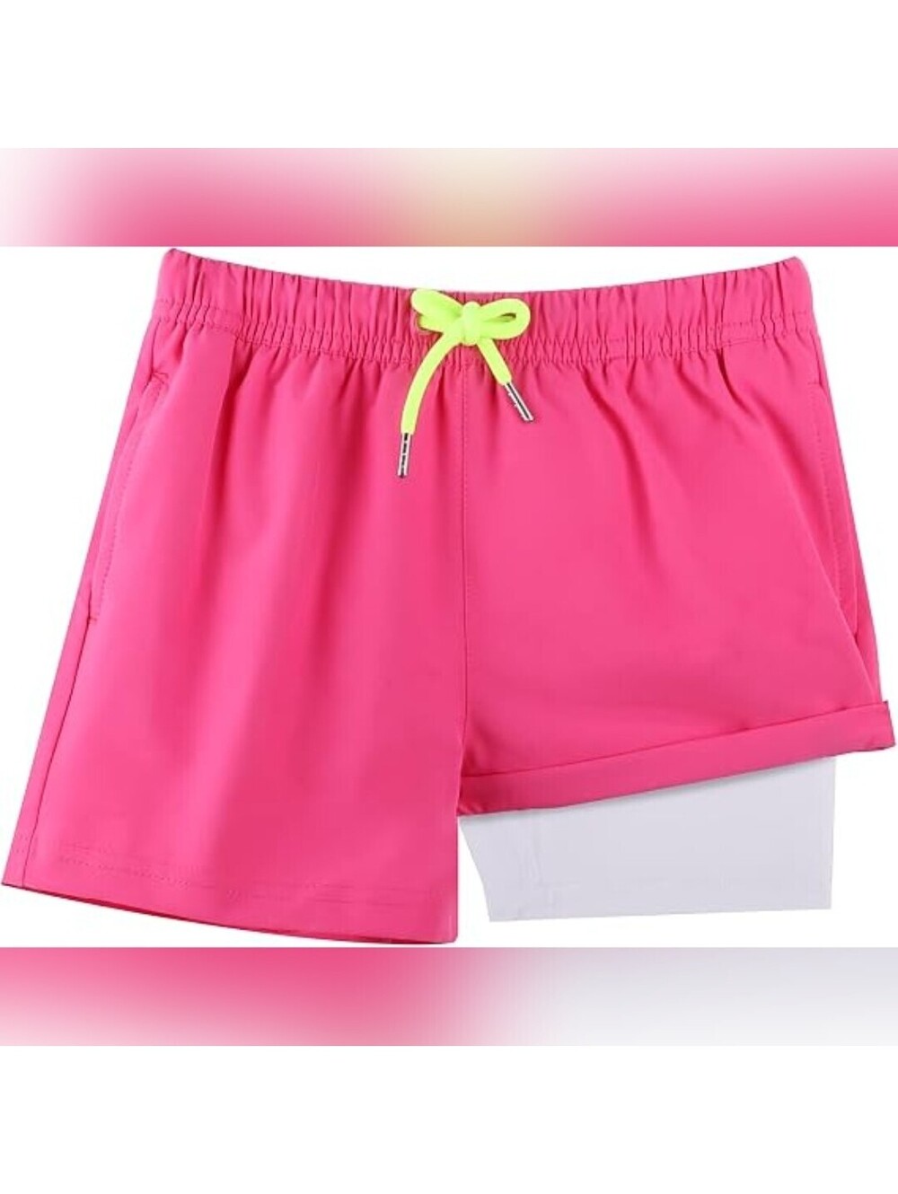 NWT BRISIRA Boys Compression Boxer Brief Liner Swim Shorts Swimsuit, 8Y